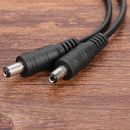 2.1x5.5mm 1 Female to 2 Male DC Power Splitter Plug Cable for CCTV Camera Newly