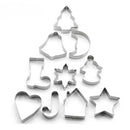 Plastic Cookie Cutter Sugar Craft Plunger Mould Christmas Fondant Cake Mold