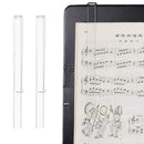 Acrylic Sheet Music Clip Transparent Lightweight and Supply Durable O1P1 U E6B4