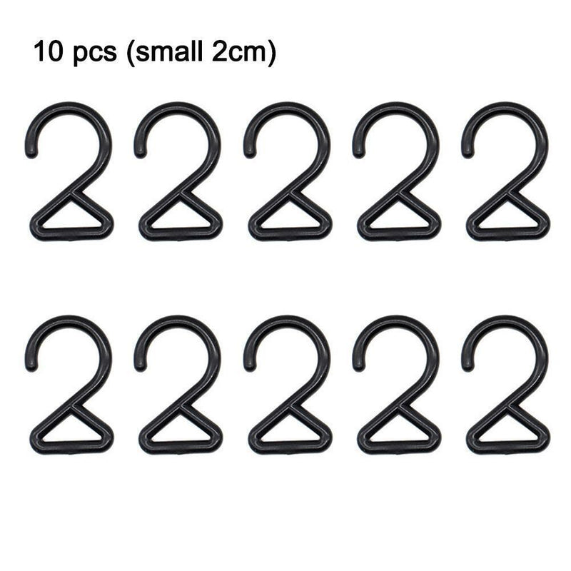 30x Z-Shaped Hanging Hook Pot Pan Holder for Outdoor Camping Picnic (2cm)