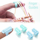 Plastic Thimble Ring Knitting Tools Yarn Guide Finger Holder Finger Splitter