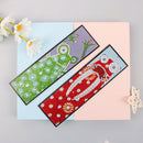 2pcs Special Shaped Drill Diamond Leather Tassel Bookmark DIY Art (SQ06) Newly