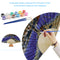 Lavender Field Oil Paint Folding Fan By Numbers DIY Painted Art Craft Gifts