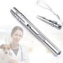 USB Charging LED Flashlight Medical Pen Light Clip Pocket Nursing Lamp (A) Newly