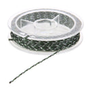 45lb 5m core Braided Camouflage Carp Fishing Line Hair Rigs  Core Newly