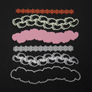 3pcs Footprint Cutting Dies Stencils Scrapbook Embossing DIY Album Cards