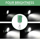 4 Modes LED Flashlight USB Rechargeable Portable Lanyard Flashlight