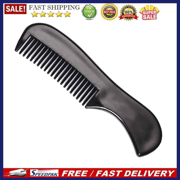 Double Side Portable Beard Comb Men Anti Static Hair Styling Tools (Black