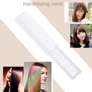 Hairdressing Carbon Anti-static Comb Wide Tooth Hair Clipper Comb (White) Newly