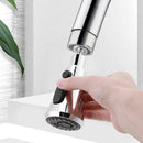 Kitchen Pull Out Faucet Nozzle Basin Sink Spray Water Taps (3 Mode+Adapter)