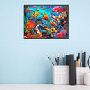 5D DIY Full Drill Diamond Painting Sea Ocean Fish Cross Stitch Embroidery