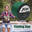 4 Strands 300m PE Braided Fishing Line 28-45LB Monofilament Smooth for Carp Fish