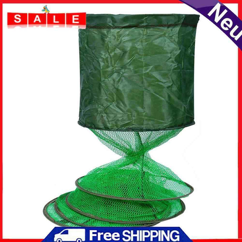 Fish Basketball Glue Coating Stainless Steel Ring Fishing Trap Net Fishing Tackle