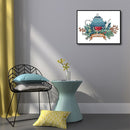 Partial Embroidery Teapot Stamped Canvas 14CT DIY Cross Stitch Kits (J530)