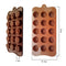 15Cavity Silicone Flower Rose Chocolate Cake Soap Mold Baking DIY Mould C0U9