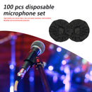 Disposable Microphone Cover Non-woven KTV Mic Protective Cap (B 100pcs) Newly