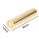 Retro Cylindrical Seal Wax Brass Envelope Seal Stamp Customs Accessory (G) Newly