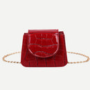 Women Lady PU Leather Mini Shoulder Bags Flap Chain Crossbody Messenger Bags