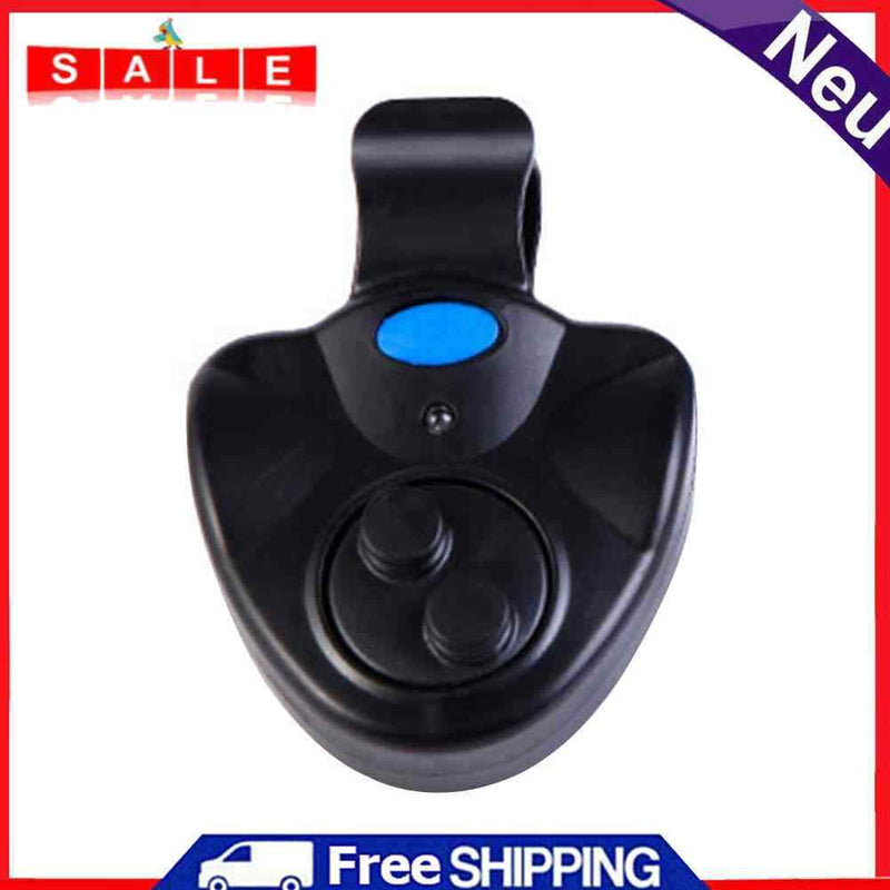 TaYoung Electronic Buzzer with LED Light for Fishing Rods, Black