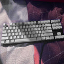 104pcs Universal Mechanical Keyboard Keycaps PC Bakclit Key Cap Set (Gray)