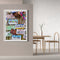 License Plate Oil Paint By Numbers Wall Art Posters Picture Craft Decorations