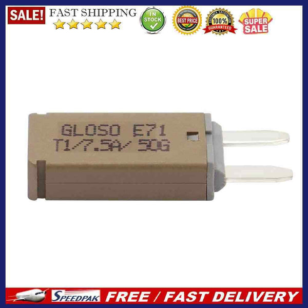 DC 14V Auto Reset Mini Circuit Breaker Blade Fuse for Car Boat(7.5A Grey)