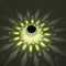 Solar LED Hollow Hanging Ball Light Outdoor Waterproof Garden Lamp (Yellow)