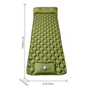 Outdoor Sleeping Pad Camping Inflatable Mattress Air Cushion (Army Green)
