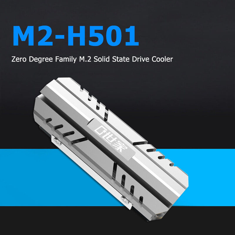 M2-HS01 SSD Heatsink Cooler Aluminum Alloy M.2 2280 Solid State Drive Radiator