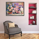5D DIY Diamond Painting Kits Desktop Flowers Full Square Drill Wall Decor A