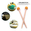 1 Pair Tongue Drum Mallet Marimba Percussion Instrument Drumstick (Yellow) Newly