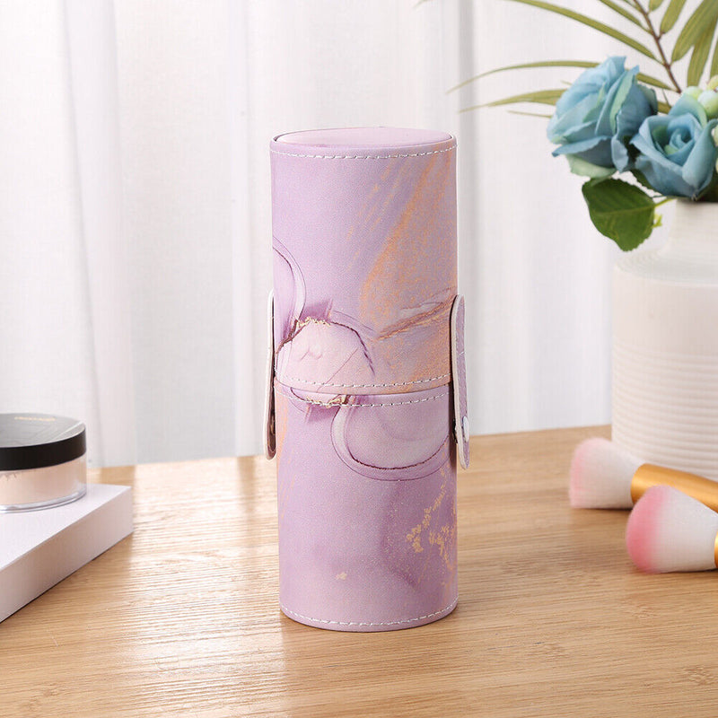 Women Outdoor Makeup PU Bag Cosmetic Brush Pen Storage Organizer Waterproof B