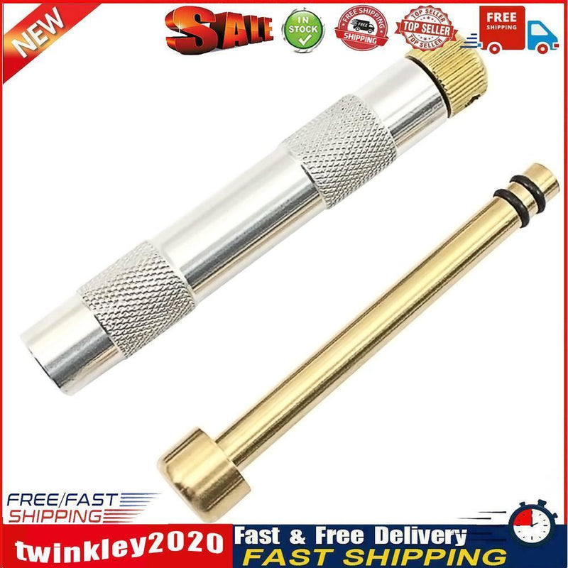 Brass Metal Fire Piston Outdoor Emergency Fire Tube Camping Survival Tool Newly