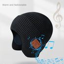Unisex Warm Ear-Covering Headset Beanie with Mic 5.0 Binaural Stereo Headphones