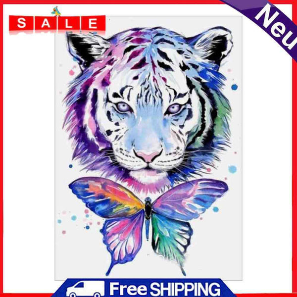 Tiger 5D Diamond Painting DIY Cross Stitch Handmade Embroidery Home Decor