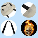 xuebixu Halloween Skeleton Print Shoulder Bag / Shopping Bag