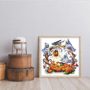 Partial Embroidery Halloween DIY Cross Stitch Kits Stamped 11CT Needlework