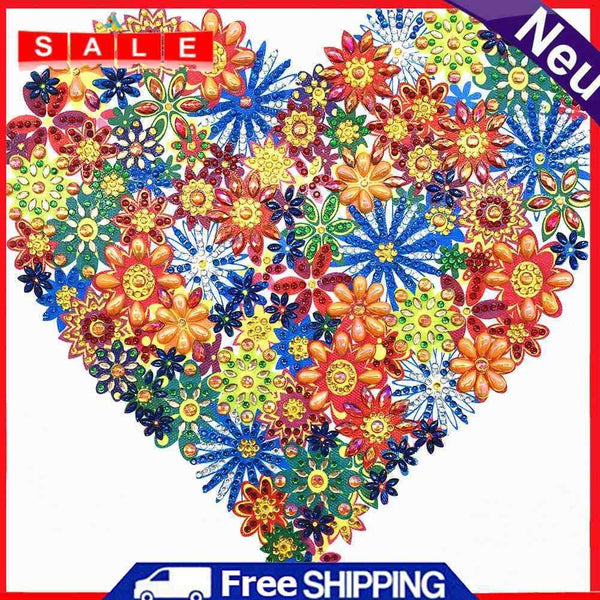 5D DIY Special Shaped Diamond Painting Love Embroidery Mosaic Kits Wall Decor