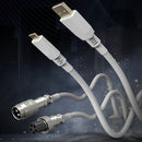 Mechanical Keyboard Aviator Cable Aviation Connector Coiled Type-C USB Wire Kit