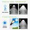 LED Solar Outdoor Waterproof Wall Light Human Body Induction Lamp (616-4)
