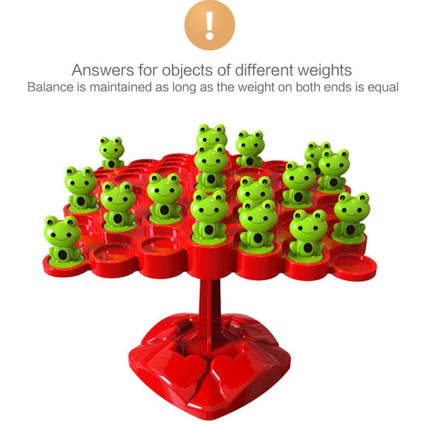 Balanced Tree Frog Frog Balance Counting Toys Frog Board Game Balance Y9X4