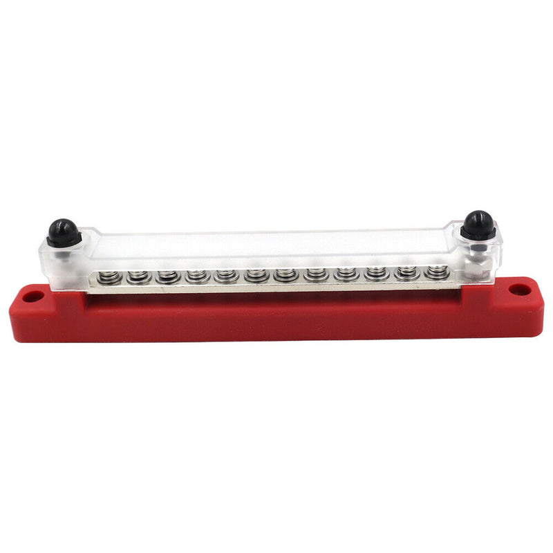 Universal Car Terminal Block with Transparent Cover Busbar for Car Boat Mar