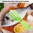 Kitchen Fish Scales Scraping Graters Fast Remove Fish Cleaning Peeler Scraper
