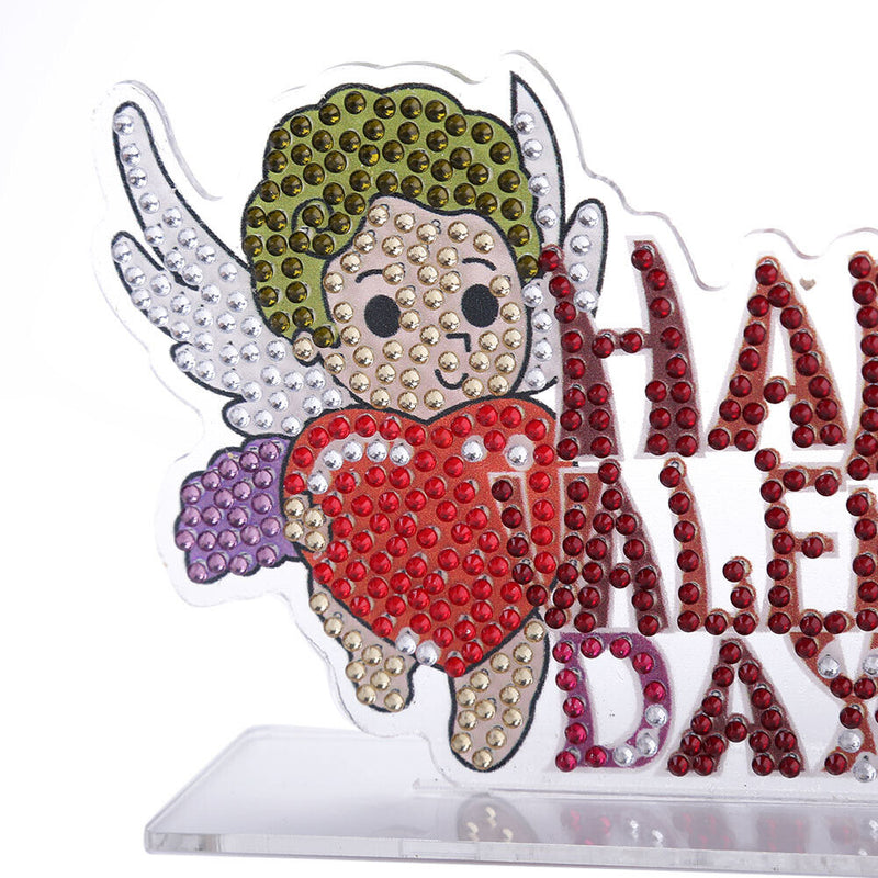 DIY Crystal Diamond Painting Valentines Day Desk Ornaments Kit (CB009)