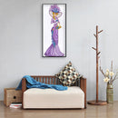 5D DIY Special-shape Diamond Painting Dress Lady Partial Drill Art (Y049) Newly