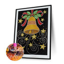 5D Special Shaped Crystal Christmas bell Full Drill Diamond Painting