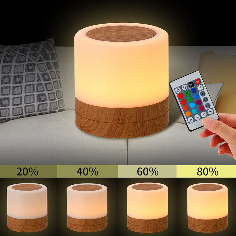 #A 7 Colors LED USB Night Light RGB Dimmable Atmosphere Light for Living Room