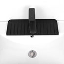 Silicone Kitchen Faucet Absorbent Mat Sink Water Splash Odor Guard (Black) Newly