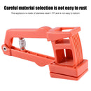 Garlic Press Ginger Cutter Manual Kitchen Grater Masher Grinder (Orange)