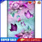 Flowers and Butterflies Oil Paint By Numbers DIY Handpainted on Canvas Gift